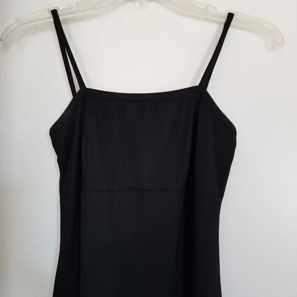 City Triangles Black Strap Sundress with white embroidery on the bottom (size s) - Picture 5 of 5